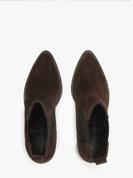 Bottines à Talon En Cuir Tamaris Marron women 45 vue secondaire 4