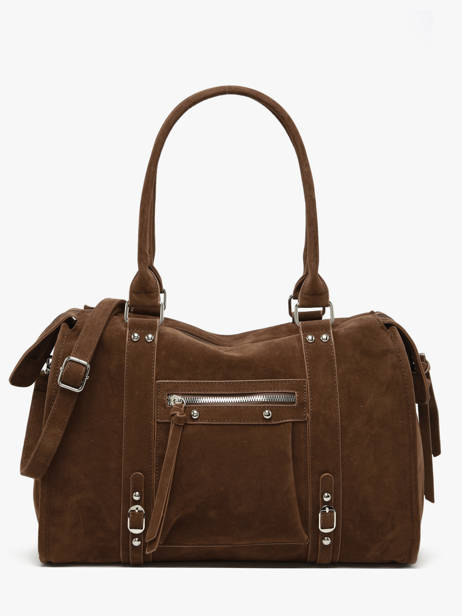 Sac Porté épaule Velvet Miniprix Marron velvet F7509