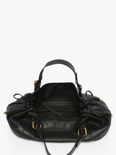 Sac 24h  Icone Cuir Gerard darel Noir icone DCS01410 vue secondaire 3