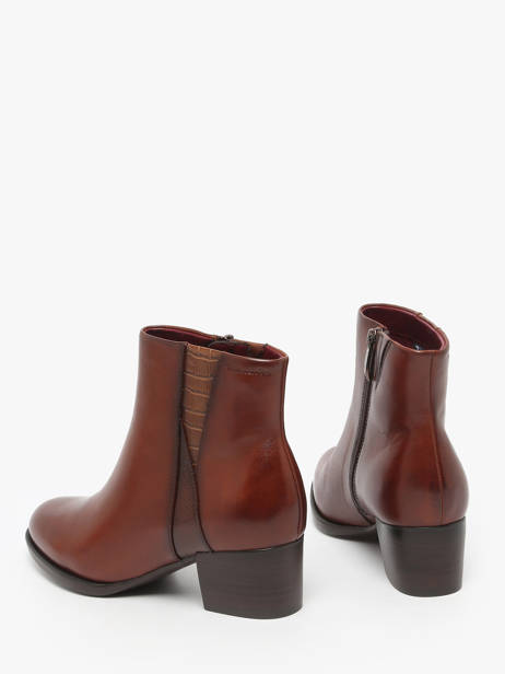 Bottines à Talon En Cuir Tamaris Marron accessoires 45 vue secondaire 3
