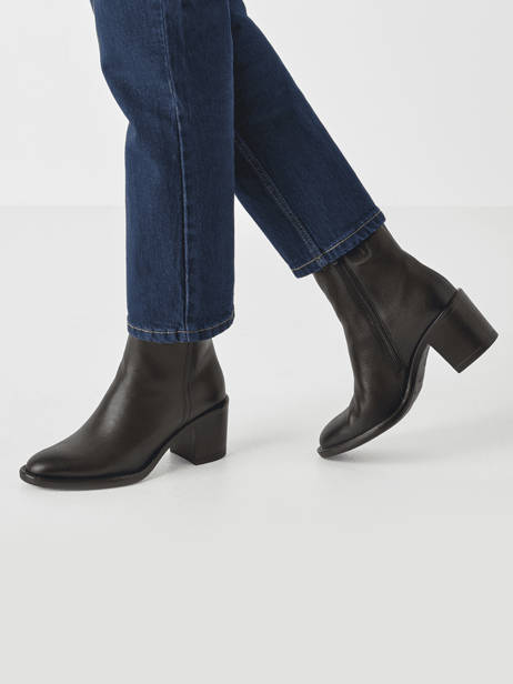 Bottines à Talon En Cuir Tamaris Marron accessoires 45 vue secondaire 1