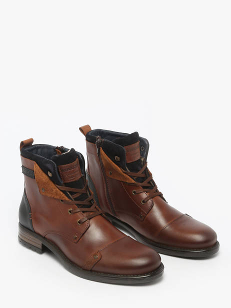 Bottines Yedos En Cuir Redskins Marron men YEDOS vue secondaire 2