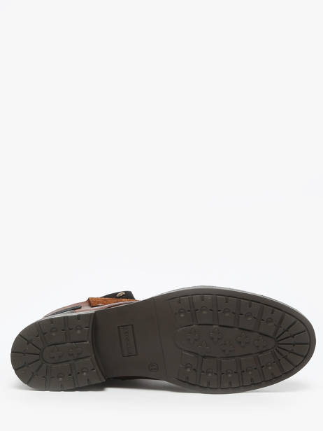 Bottines Yedos En Cuir Redskins Marron men YEDOS vue secondaire 5