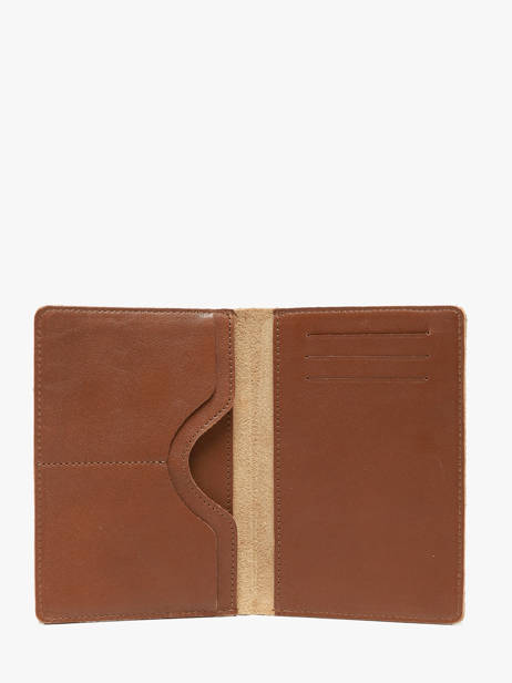 Étui Passeport Mila louise Marron vintage 3868PA vue secondaire 1