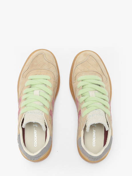 Sneakers En Cuir Coolway Beige women 7673297 vue secondaire 4