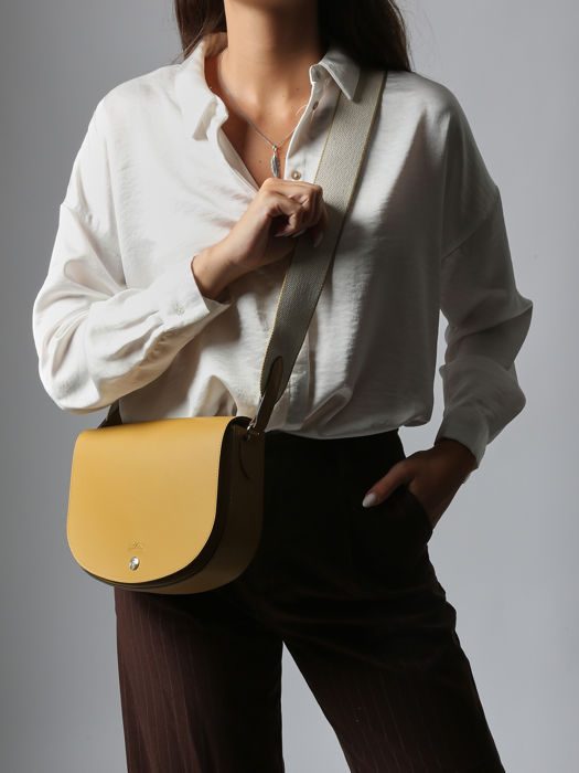 Longchamp Epure timeless Sacs porté travers Jaune