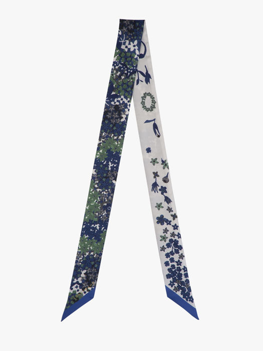 Longchamp Soie gots Foulard Multicolore