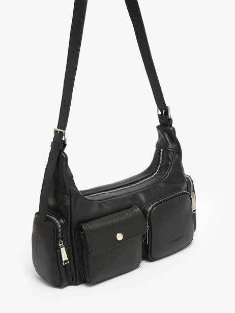 Sac Porté épaule Soft Caramella Cuir Lancaster Noir soft caramella 7 vue secondaire 2