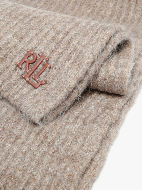 Écharpe Lauren ralph lauren Beige textile 54P04469 vue secondaire 1