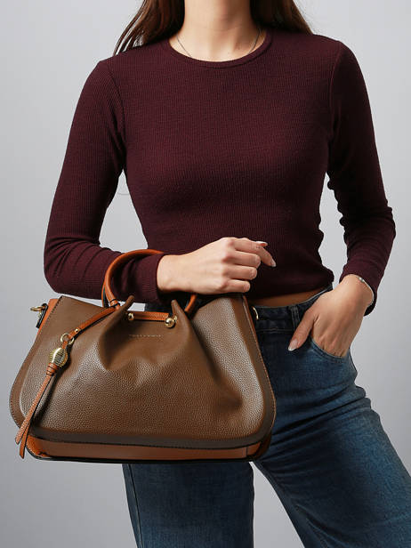 Cabas Gretel Ted lapidus Marron gretel TLAU8924 vue secondaire 1