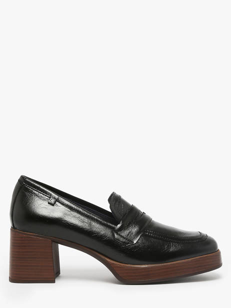 Mocassins Cristel En Cuir Dorking Noir women D9334
