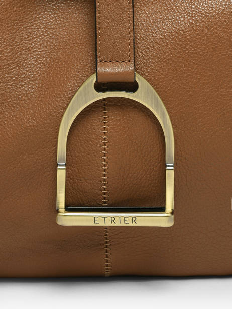 Sac Porté épaule Etalon Cuir Etrier Beige etalon EETA197M vue secondaire 5
