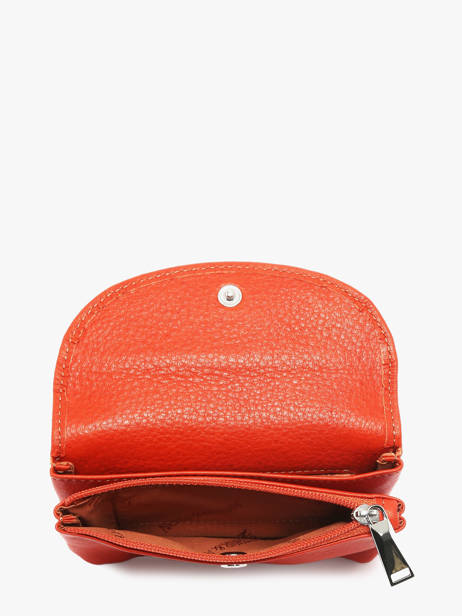 Porte-monnaie Ange Cuir Arthur & aston Orange ange 992 vue secondaire 1