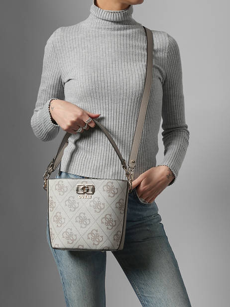 Sac Bandoulière Karnilla Logo Guess Beige karnilla logo OS990101 vue secondaire 1