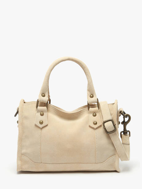 Sac Bandoulière Houston Cuir Basilic pepper Beige houston BHOU72 vue secondaire 4