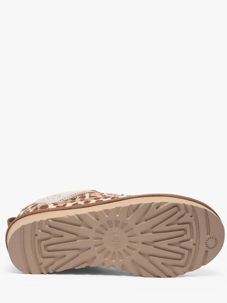 Sneakers Lo Lowmel Plains En Cuir Ugg Marron women 1181071 vue secondaire 4