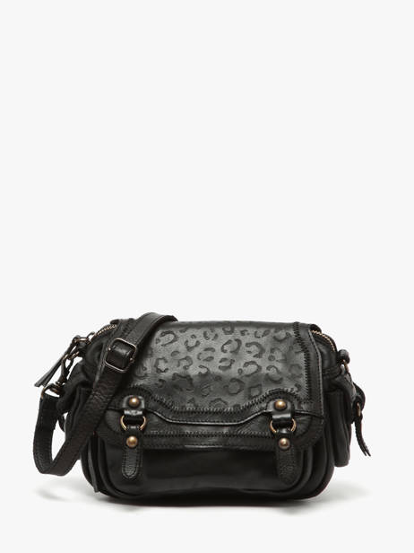 Sac Bandoulière Heritage Cuir Biba Noir heritage GAD4L
