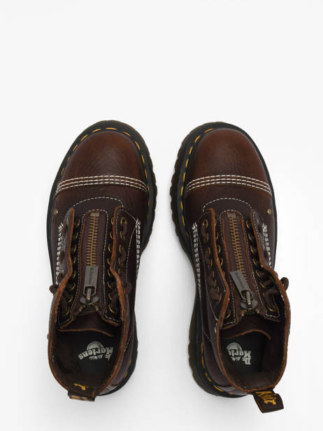 Boots Sinclair Flower En Cuir Dr martens Marron women 42818200 vue secondaire 3