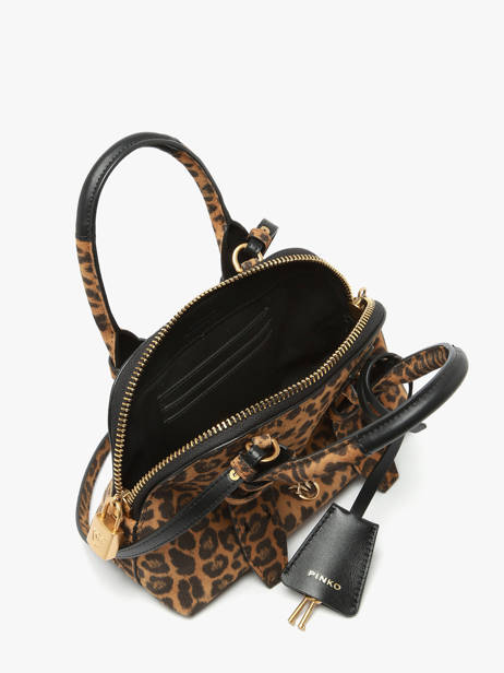 Sac Bandoulière Love Bag Soft Pinko Marron love bag soft 5333A32A vue secondaire 4