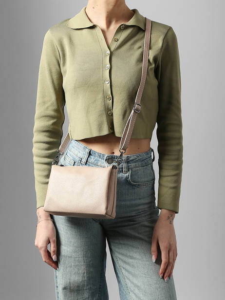 Sac Bandoulière Caviar Cuir Milano Beige caviar CA25065 vue secondaire 1