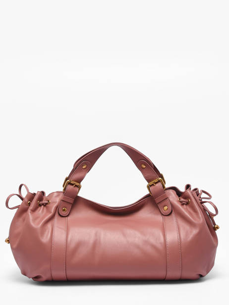 Sac 24h  Icone Cuir Gerard darel Rose icone DDS01410 vue secondaire 4