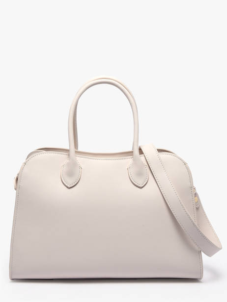 Sac Porté Main Donna Hopper Cuir Lancaster Blanc donna hopper 121 vue secondaire 4