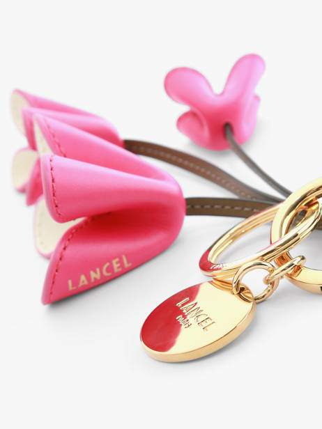 Bijou De Sac Tutti Fleuri Cuir Lancel Rose charms A14117 vue secondaire 2