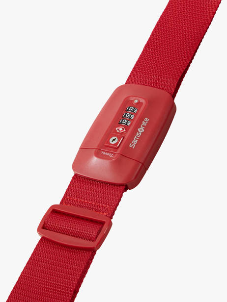 Sangle à Bagage Samsonite Rouge ta revolution 155591 vue secondaire 1