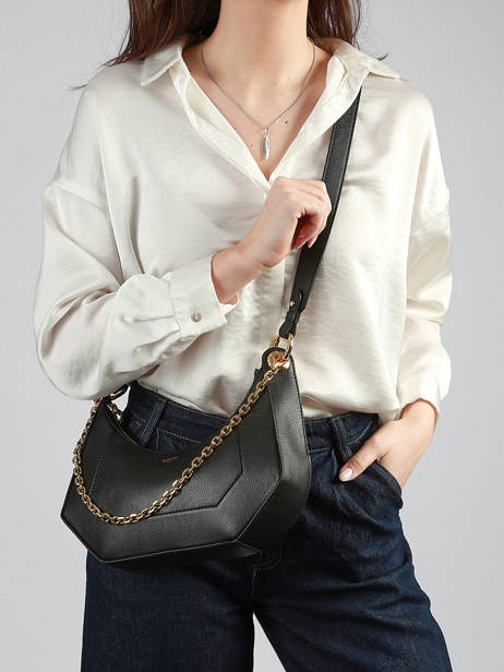 Sac Bandoulière Croisette Cuir Lancel Noir croisette A13987 vue secondaire 1