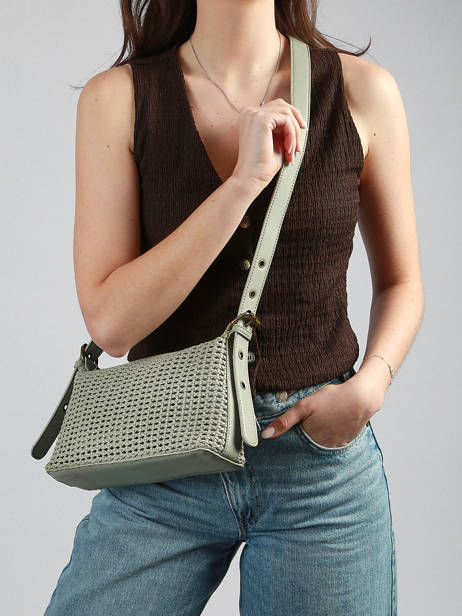 Sac Bandoulière Tresse Miniprix Vert tresse 19754 vue secondaire 1