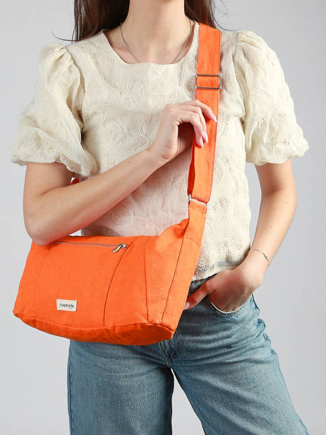 Le Sac Crossbody Mini Charlot Coton Recyclé Rivedroite Orange timeless MCHARTIM vue secondaire 1