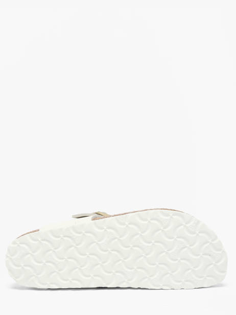 Mules En Cuir Birkenstock Blanc women 1026735 vue secondaire 4