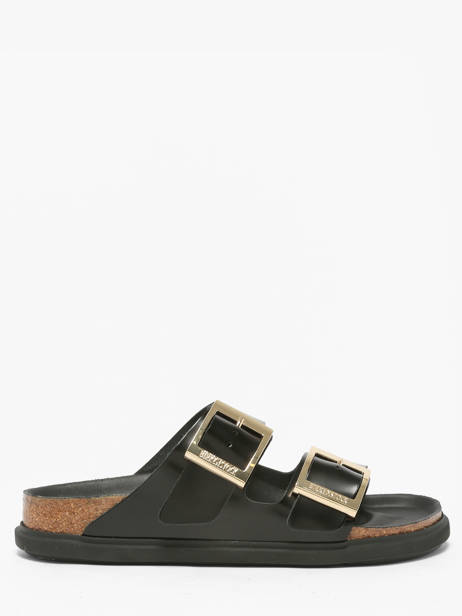 Mules En Cuir Birkenstock Noir women 1029353