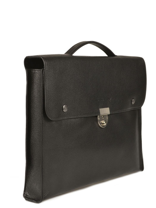 Longchamp Le foulonné Briefcase Black