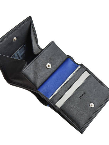 Small Leather Wallet Martin Le tanneur Black martin A524V-V6 other view 1