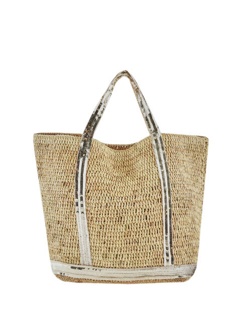 Medium Tote Bag Cabas Raffia Sequins Vanessa bruno Beige cabas raphia 64V40413