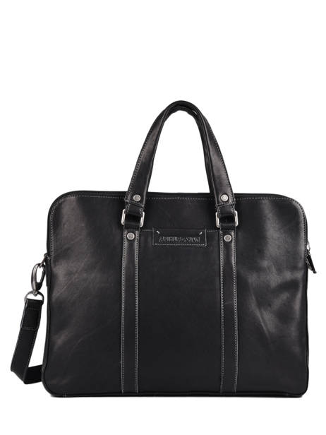 Briefcase Arthur 3 Compartments Arthur & aston Black johany 6