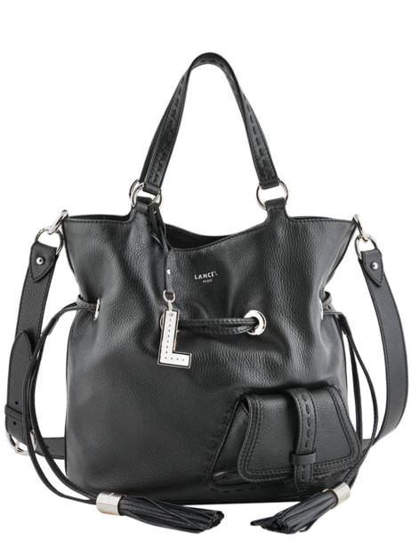 Sac Seau M Premier Flirt Cuir Lancel Noir premier flirt A10110