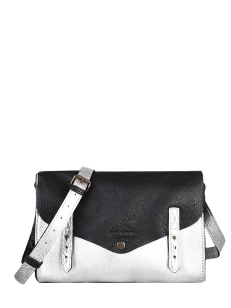 Leather L'indispensable Argento Crossbody Bag Paul marius Black argento INDISARG