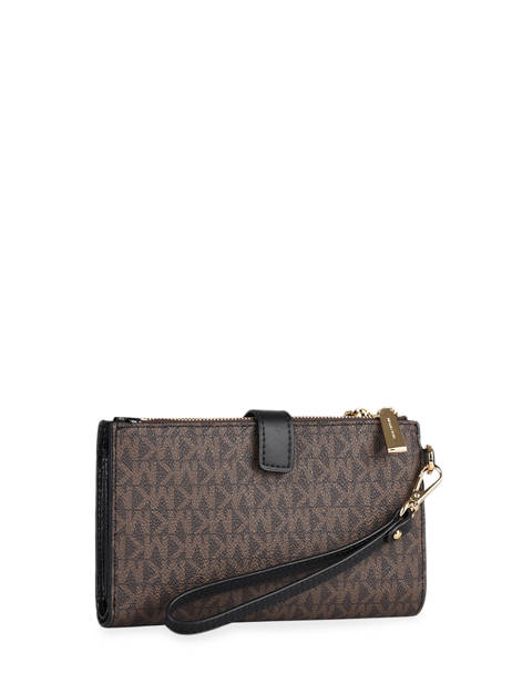 Portefeuille Jetset Logo Cuir Michael kors Marron jet set F1GJ6W4B vue secondaire 2