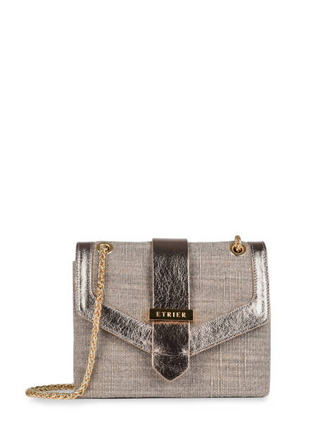 Small Linnen Jana Crossbody Bag Etrier Beige jana lin EJLI002S