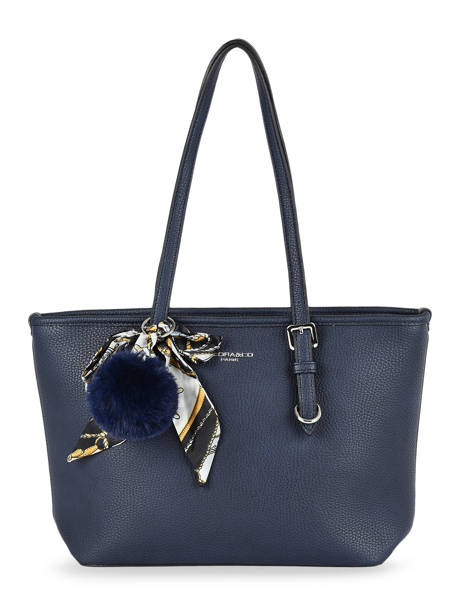 Sac Porté épaule Grained Miniprix Bleu grained F2531