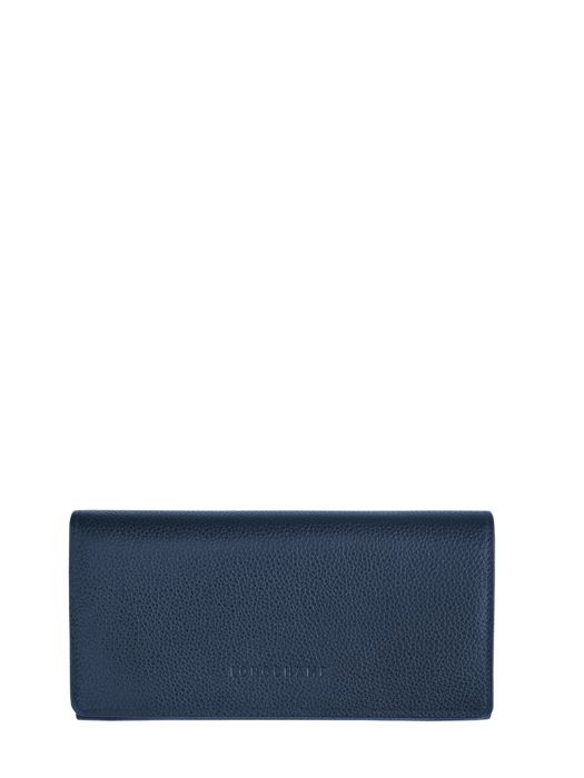 Longchamp Le foulonné Wallet Blue