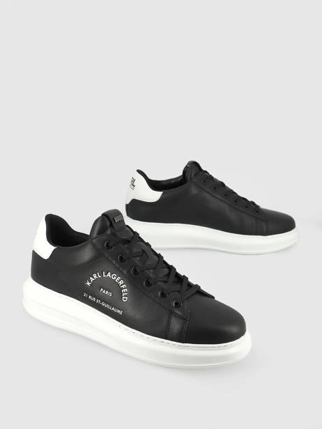 Sneakers Kapri Men Maison In Leather Karl lagerfeld Black men KL52538 other view 2