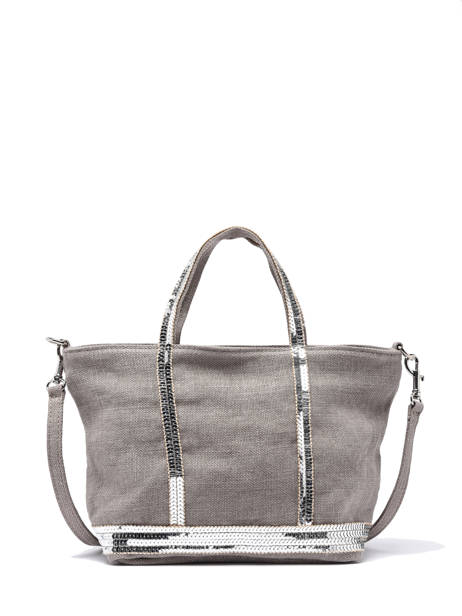 Crossbody Baby Cabas Linen Vanessa bruno Gray cabas lin 31V40410