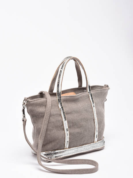 Crossbody Baby Cabas Linen Vanessa bruno Gray cabas lin 31V40410 other view 2