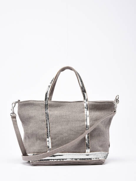 Crossbody Baby Cabas Linen Vanessa bruno Gray cabas lin 31V40410 other view 4