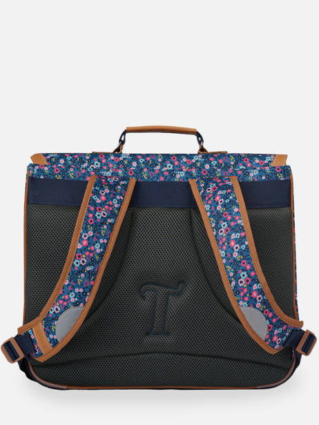 2-compartment  Satchel Tann's Blue les fantaisies f 41136 other view 4