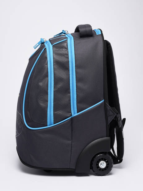 2-compartment Wheeled Schoolbag Olympique de marseille Black om 23CO204R other view 2