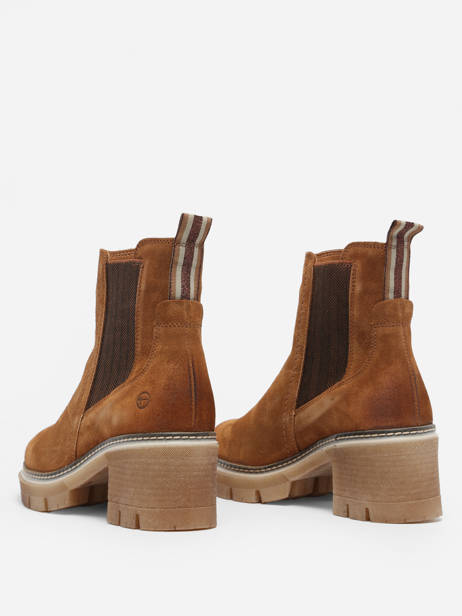 Chelsea Boots à Talon En Cuir Tamaris Marron women 41 vue secondaire 4